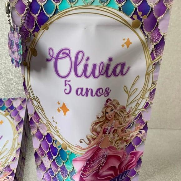Saquinho Zip Lock Barbie Sereia