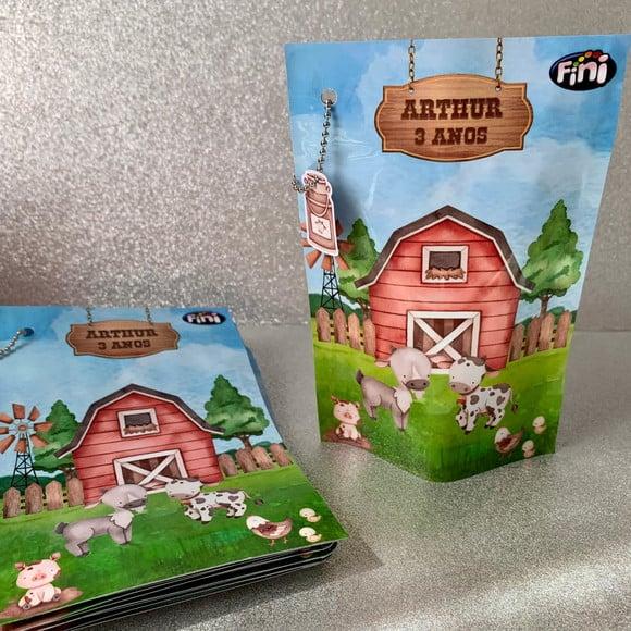 Saquinho Zip Lock Fazendinha