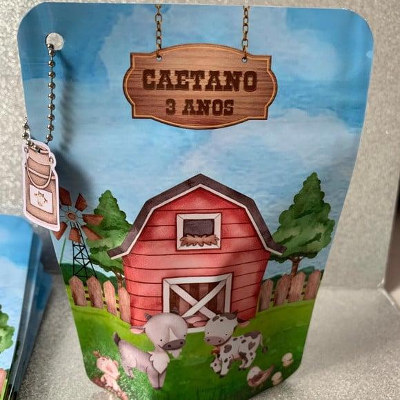 Saquinho Zip Lock Fazendinha