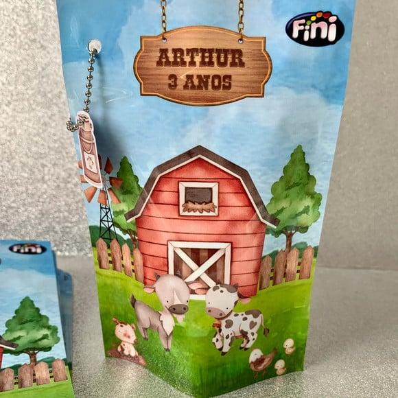 Saquinho Zip Lock Fazendinha