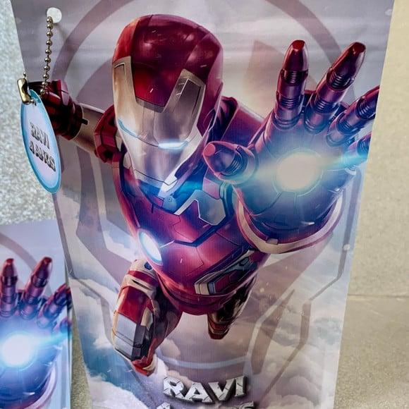 Saquinho Zip Lock Homem de Ferro
