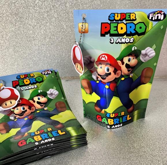 Saquinho Zip Lock Mario e Luigi