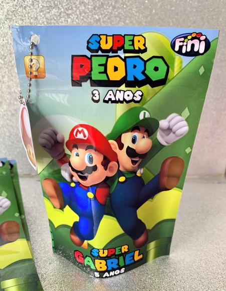 Saquinho Zip Lock Mario e Luigi