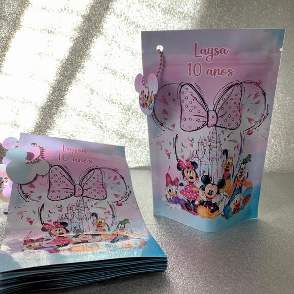 Saquinho Zip Lock Minnie