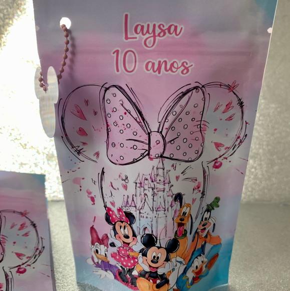 Saquinho Zip Lock Minnie