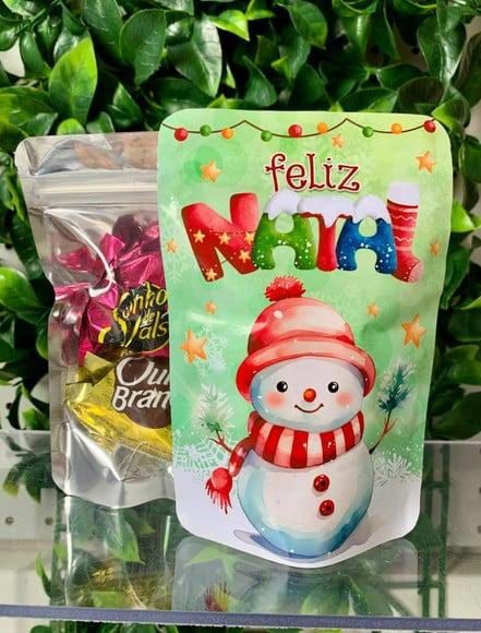 Saquinho Zip Lock Natal