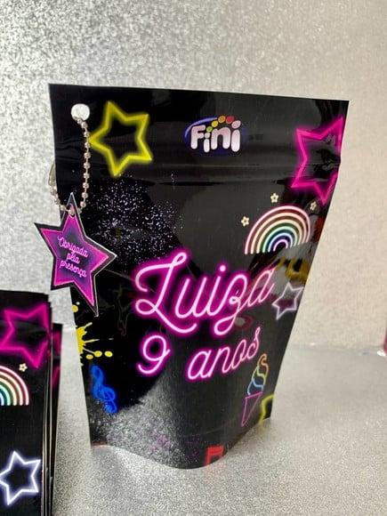 Saquinho Zip Lock Neon