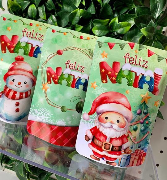 Saquinho Zip Lock Natal