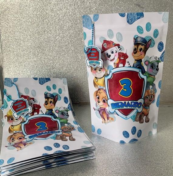 Saquinho Zip Lock Patrulha Canina