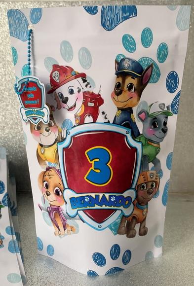 Saquinho Zip Lock Patrulha Canina