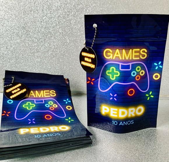 Saquinho Zip Lock Personalizado Game