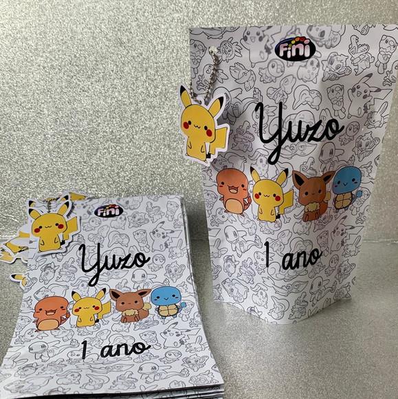 Saquinho Zip Lock Pokémon
