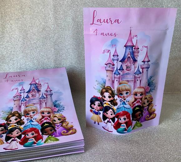 Saquinho Zip Lock Princesas Baby