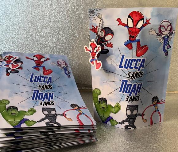 Saquinho Zip Lock Spidey