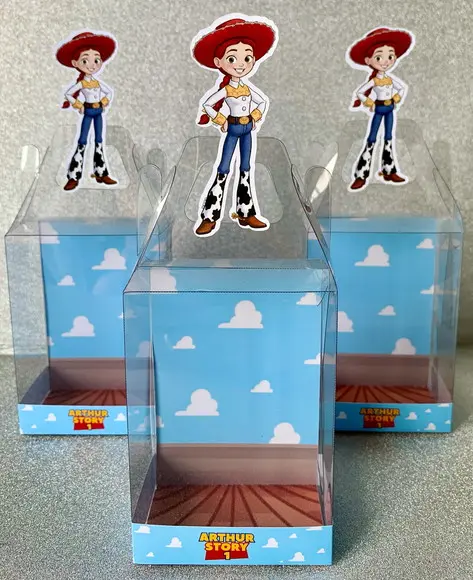 Caixinha de Acetato para Relógio Jessy Toy Story