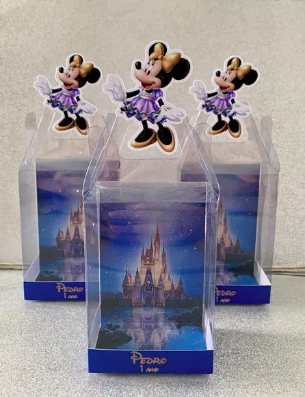Caixinha de Acetato para Relógio Minnie