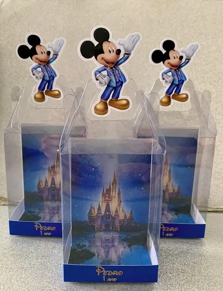 Caixinha de Acetato para Relógio Mickey 2