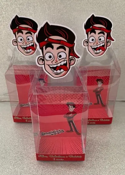Caixinha de Acetato Personalizada para Relógio Enaldinho
