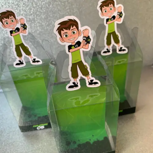 Caixinha de Acetato Personalizada para Relógio Ben 10