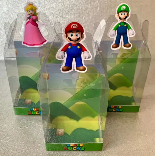 Caixinha de Acetato Personalizada para Relógio Mario