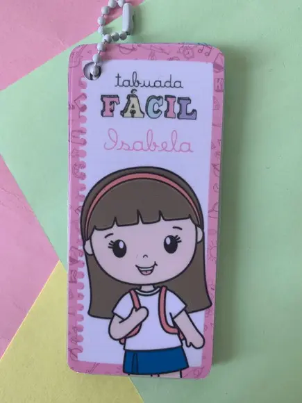 Chaveiro Tabuada Divertida