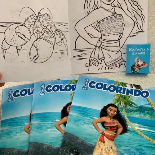 Kit Colorir Moana