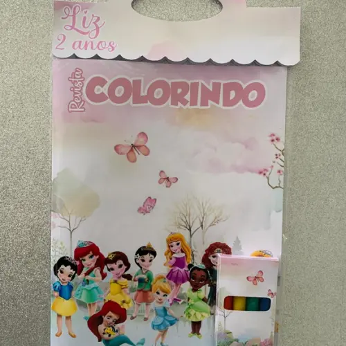 Kit Colorir Princesas Baby