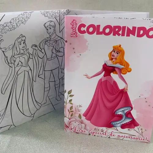 Kit Colorir Princesa Bela Adormecida
