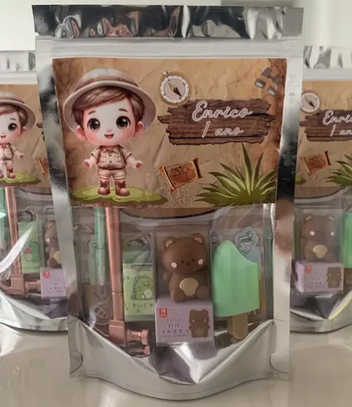 Kit Papelaria Fofa (saquinho com 6 Itens)