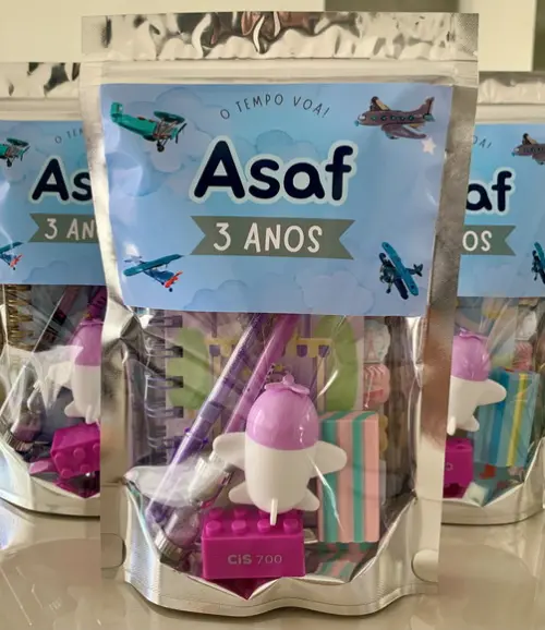 Kit Papelaria Fofa (saquinho com 6 Itens)
