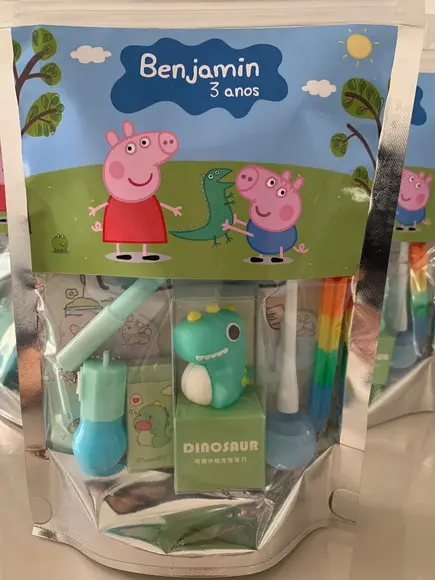 Kit Papelaria Fofa (saquinho com 6 Itens)