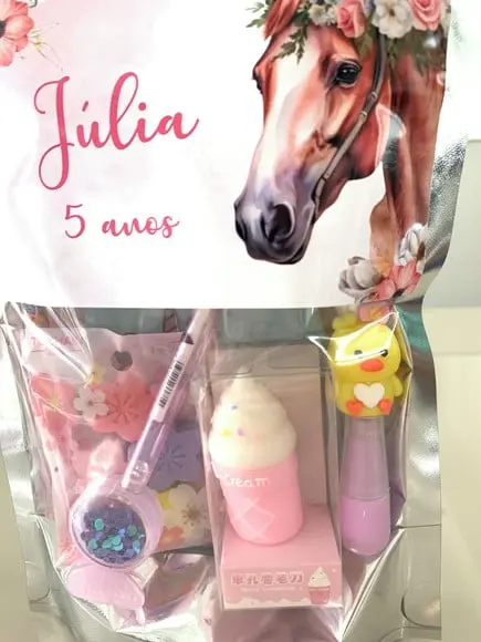 Kit Papelaria Fofa (saquinho com 6 Itens)