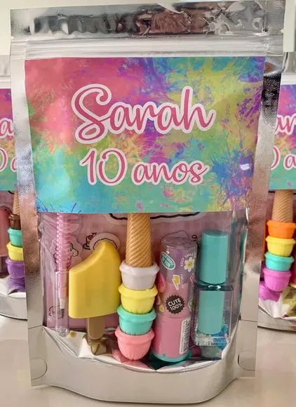 Kit Papelaria Fofa (saquinho com 6 Itens)