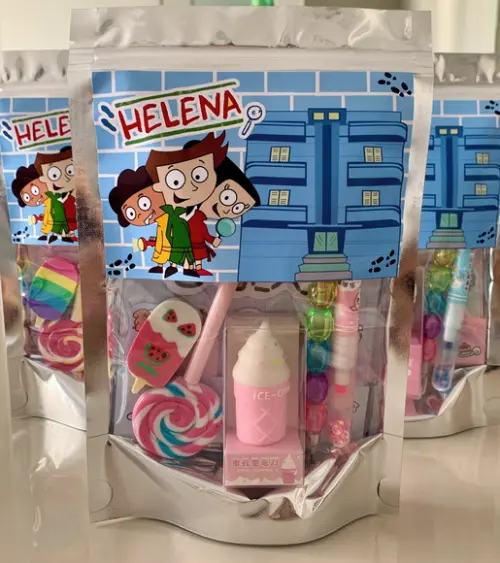 Kit Papelaria Fofa (saquinho com 6 Itens)