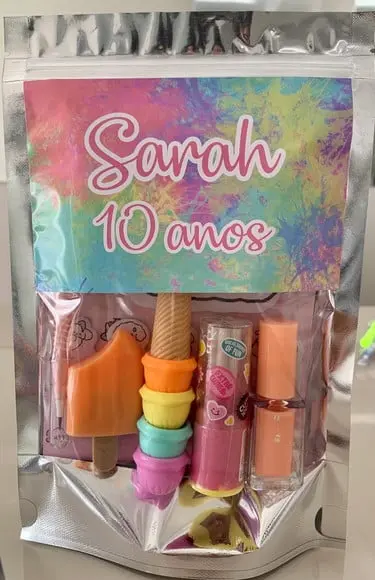 Kit Papelaria Fofa (saquinho com 6 Itens)