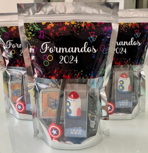 Kit Papelaria Fofa (saquinho com 6 Itens)