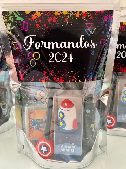 Kit Papelaria Fofa (saquinho com 6 Itens)