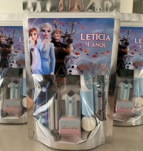 Kit Papelaria Fofa Frozen (saquinho com 6 Itens)