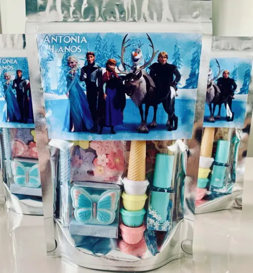 Kit Papelaria Fofa Frozen (saquinho com 6 Itens)