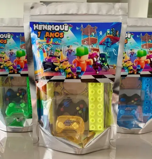 Kit Papelaria Fofa Stumble Guys (saquinho com 6 Itens)