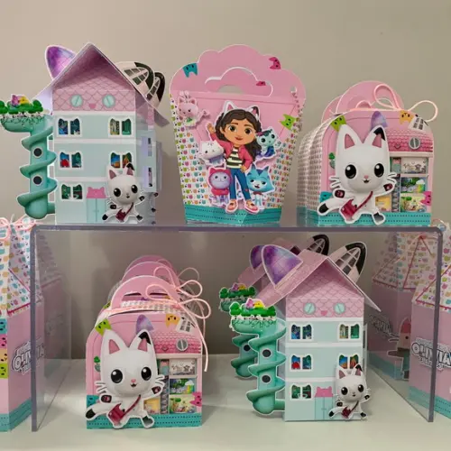 Kit Personalizados Casa Magica Gabby 20 Itens