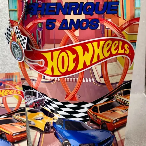 Saquinho Zip Hotwheels