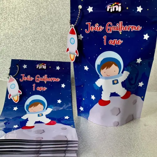 Saquinho Zip Lock Astronauta