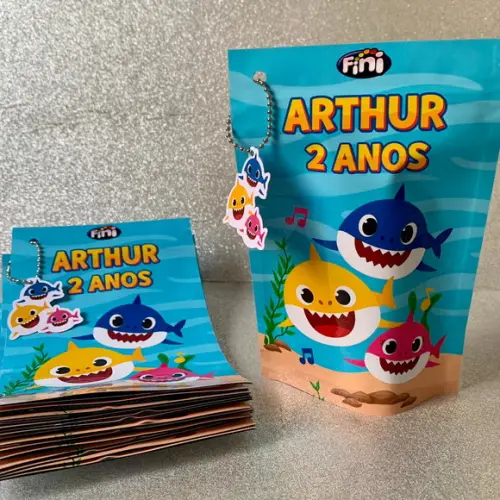 Saquinho Zip Lock Baby Shark