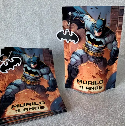 Saquinho Zip Lock Bala Fini Batman