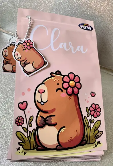 Saquinho Zip Lock Bala Fini Capivara