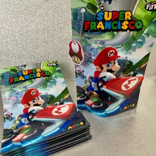 Saquinho Zip Lock Bala Fini Super Mario