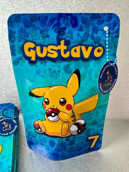 Saquinho Zip Lock Bala Fini Pokémon