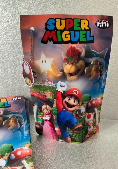 Saquinho Zip Lock Bala Fini Super Mario