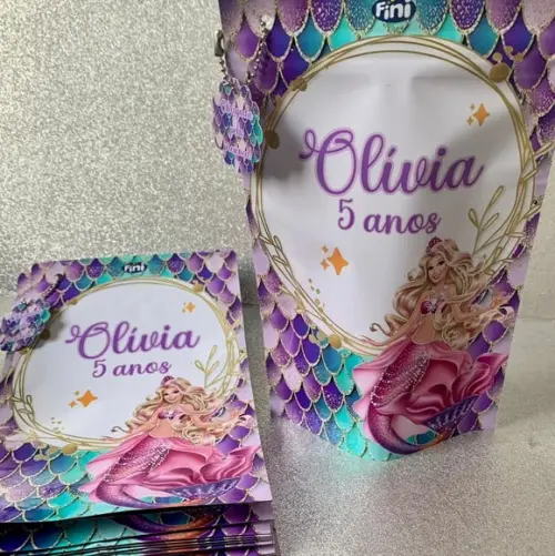 Saquinho Zip Lock Barbie Sereia